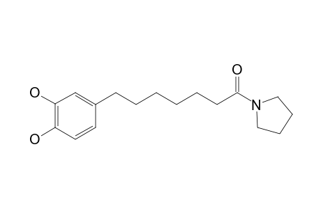 3,4-Dihydroxyphenyl-pa-C7:0 [7-(3,4-dihydroxyphenyl)heptylpyrrolidinamide]