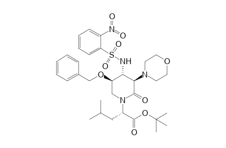 (3R,4R,5R)-5-Benzyloxy-N-[(1S)-1-(tert-butoxycarbonyl)-3-methylbutyl]-4-(o-nitrobenzenesulfonamido)-3-morpholinopiperidin-2-one