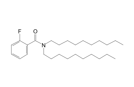 Benzamide, N,N-didecyl-2-fluoro-