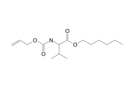 L-Valine, N-allyloxycarbonyl-, hexyl ester