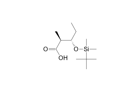 (2S,3S)-3-[(TERT.-BUTYL)-DIMETHYLSILYLOXY]-2-METHYL-PENTANOIC-ACID