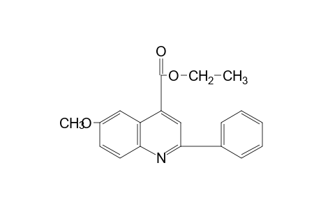 6-methoxy-2-phenylcinchoninic acid, ethyl ester