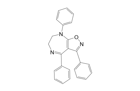 3,4,8-Triphenyl-6,7-dihydro-8H-isoxazolo[5,4-e]-(1,4)-diazepine