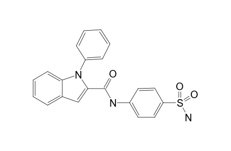 1-Phenyl-N-(4-sulfamoylphenyl)-2-indolecarboxamide