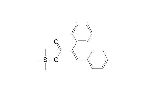(E)-2,3-diphenyl-2-propenoic acid trimethylsilyl ester
