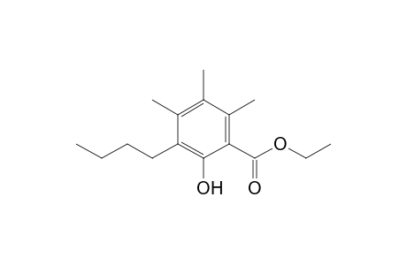 Ethyl 3-Butyl-2-hydroxy-4,5,6-trimethylbenzoate