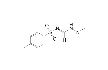 N-(p-tolylsulfonyl)formimidic acid, 2,2-dimethyl hydrazide