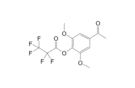 4-Acetyl-2,6-dimethoxyphenyl 2,2,3,3,3-pentafluoropropanoate