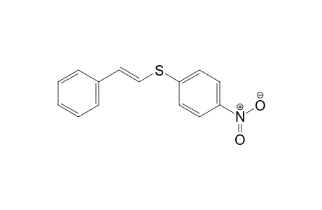 Benzene, 1-nitro-4-[(2-phenylethenyl)thio]-