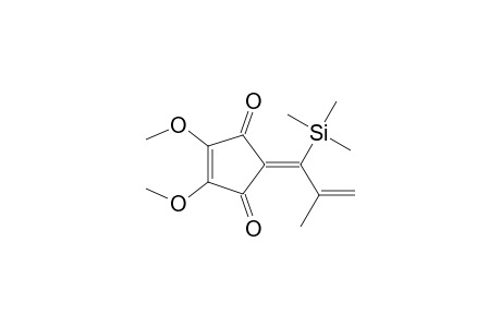 4-Cyclopentene-1,3-dione, 4,5-dimethoxy-2-[2-methyl-1-(trimethylsilyl)-2-propenylidene]-
