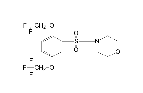 4-{[2,5-bis(2,2,2-trifluoroethoxy)phenyl]sulfonyl}morpholine