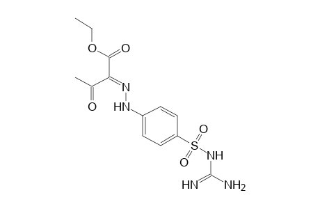 2,3-dioxobutyric acid, ethyl ester, 2-{[p-(amidinosulfamoyl)phenyl]hydrazone