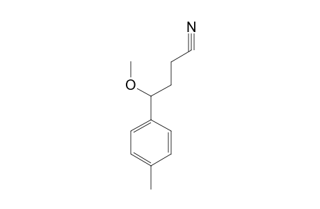 4-Methoxy-4-p-tolylbutyronitrile