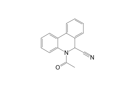 5-ACETYL-5,6-DIHYDROPHENANTHRIDINE-6-CARBONITRILE