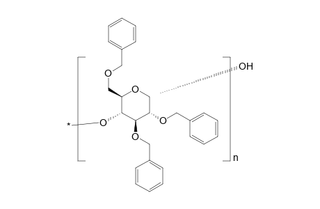 Amylose, etherified with benzyl chloride