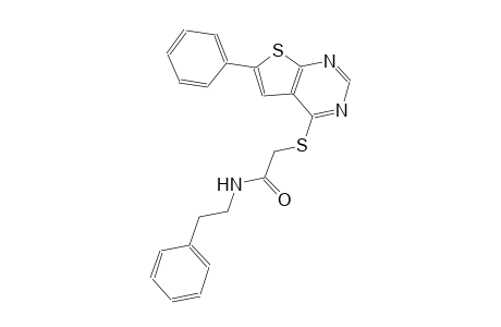 acetamide, N-(2-phenylethyl)-2-[(6-phenylthieno[2,3-d]pyrimidin-4-yl)thio]-