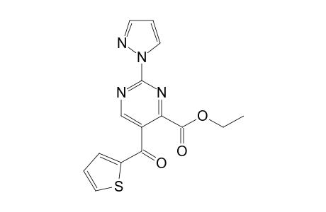 Ethyl 5-(2-Thienylcarbonyl)-2-(1H-pyrazol-1-yl)pyrimidine-4-carboxylate