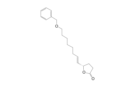 (S,E)-5-(8-(benzyloxy)oct-1-en-1-yl)dihydro-2(3H)-furanone