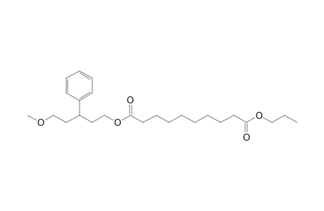 Sebacic acid, 5-methoxy-3-phenylpentyl propyl ester