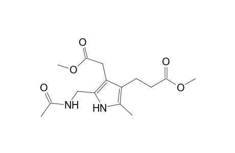 METHYL-5-ACETAMIDO-METHYL-4-(METHOXY-CARBONYLMETHYL)-2-METHYL-PYRROLE-3-PROPANOATE