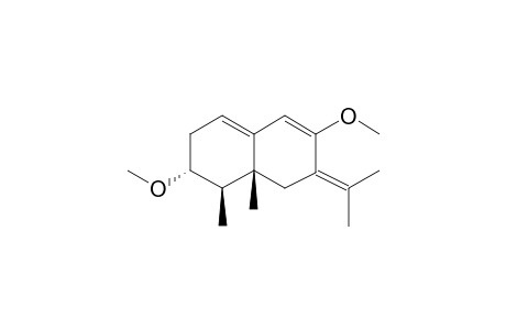 (1R,2R,8ar)-2,6-Dimethoxy-1,8A-dimethyl-7-(propan-2-ylidene)-1,2,3,7,8,8A-hexahydronaphthalene