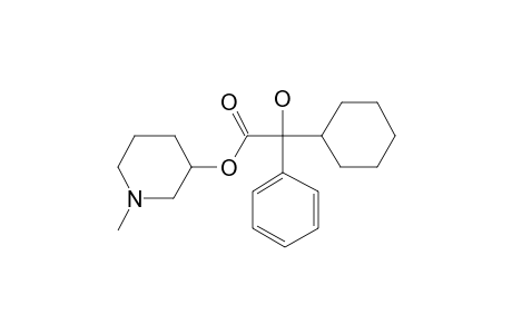 Cyclohexaneglycolic acid, .alpha.-phenyl-, 1-methyl-3-piperidyl ester