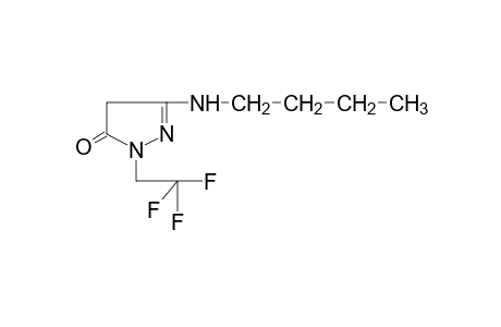 3-(butylamino)-1-(2,2,2-trifluoroethyl)-2-pyrazolin-5-one