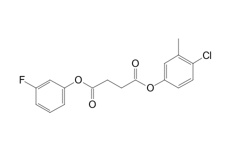 Succinic acid, 4-chloro-3-methylphenyl 3-fluorophenyl ester