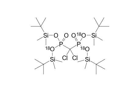 18[o3]-[[bis[[tert-butyl(dimethyl)silyl]oxy]phosphoryl-dichloro-methyl]-[tert-butyl(dimethyl)silyl]oxy-phosphoryl]oxy-tert-butyl-dimethyl-silane