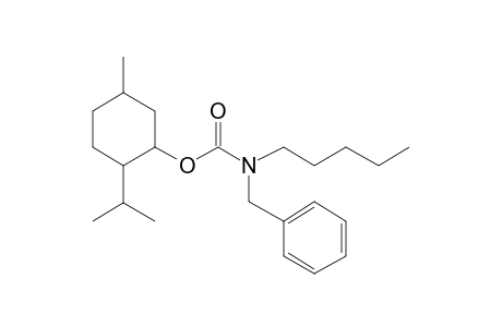 Carbonic acid, monoamide, N-benzyl-N-pentyl-, menthyl ester