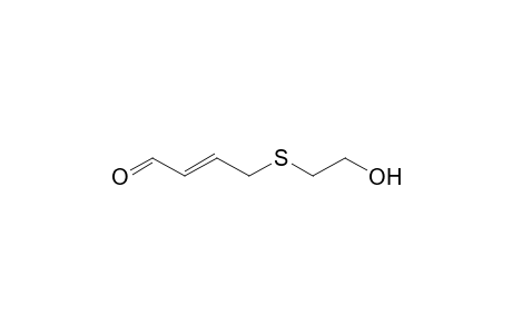 (E)-4-(2-Hydroxyethylthio)but-2-enal