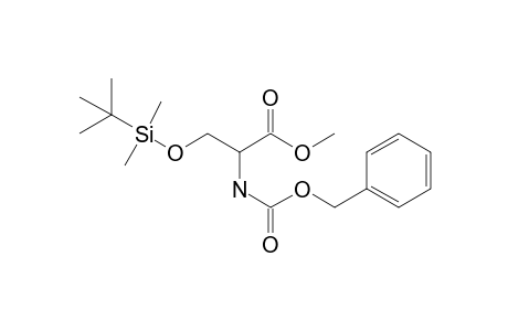 2-(Benzyloxycarbonylamino)-3-[tert-butyl(dimethyl)silyl]oxy-propionic acid methyl ester