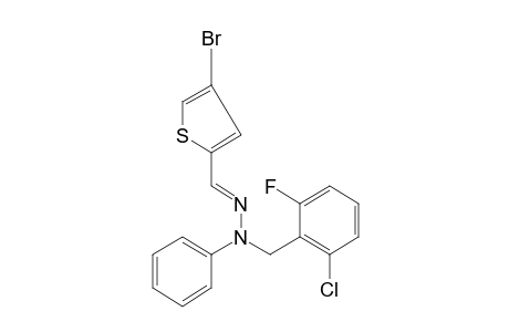 4-bromo-2-thiophenecarboxaldehyde, (2-chloro-6-fluorobenzyl)phenylhydrazone