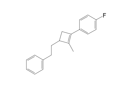 1-Fluoro-4-(2-methyl-3-phenethylcyclobut-1-en-1-yl)benzene