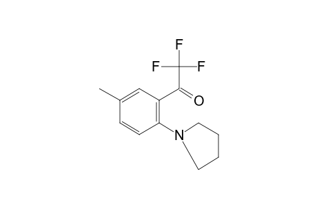 5'-methyl-2'-(1-pyrrolidinyl)-2,2,2-trifluoroacetophenone