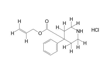 4-phenylisonipecotic acid, allyl ester, hydrochloride