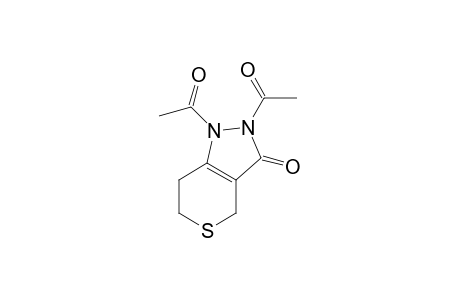 1,2-Diacetyl-1,4,6,7-tetrahydrothiopyrano[4,3-c]pyrazol-3(2H)-one