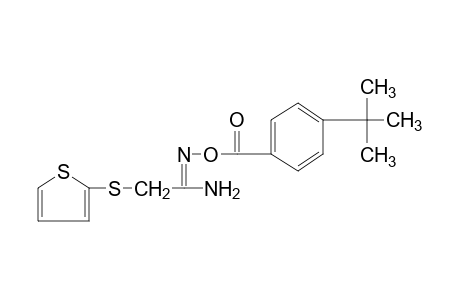 O-(p-tert-butylbenzoyl)-2-[(2-thienyl)thio]acetamidoxime