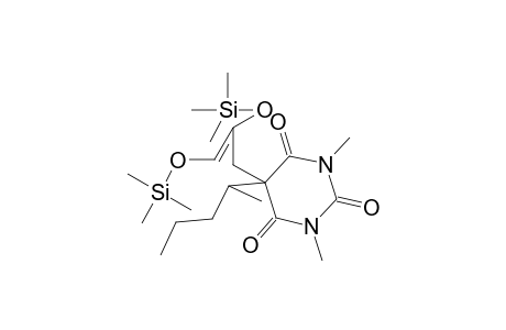 2,4,6(1H,3H,5H)-Pyrimidinetrione, 5-[2,3-bis[(trimethylsilyl)oxy]-2-propenyl]-1,3-dimethyl-5-(1-methylbutyl)-