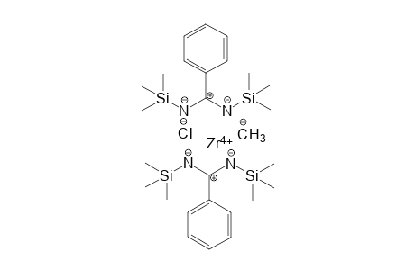 Bis[N,N'-bis(trimethylsilyl)benzamidinato]chloro-methylzirconium