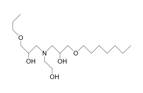 3-Heptyloxy-3'-propoxy-1,1'-(2-hydroxy-ethylimino)di-2-propanol