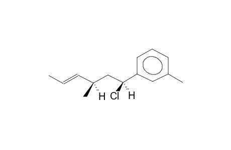 ERYTHRO-3-(1-CHLORO-3-METHYLHEX-4E-ENYL)TOLUENE