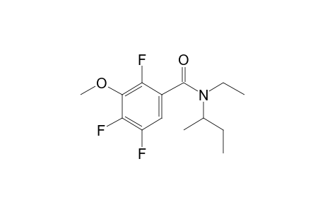 Benzamide, 3-methoxy-2,4,5-trifluoro-N-(2-butyl)-N-ethyl-