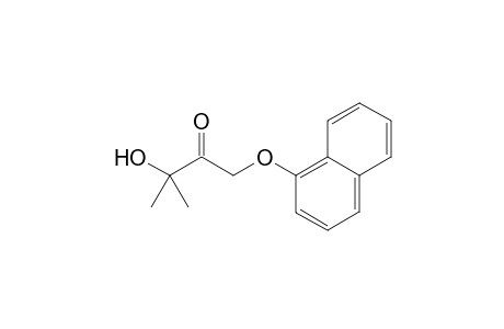 3-Hydroxy-3-methyl-1-(naphthalen-1-yloxy)butan-2-one