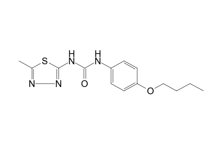 1-(p-butoxyphenyl)-3-(5-methyl-1,3,4-thiadiazol-2-yl)urea