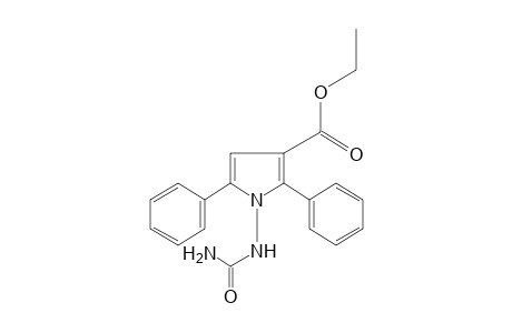 2,5-diphenyl-1-ureidopyrrole-3-carboxylic acid, ethyl ester