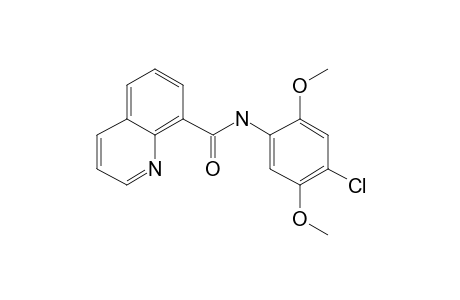 N-(4-Chloro-2,5-dimethoxyphenyl)-8-quinolinecarboxamide