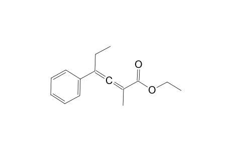 2-methyl-4-phenyl-2,3-hexadienoic acid, ethyl ester