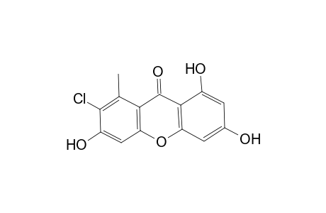 7-Chloro-8-methyl-1,3,6-trihydroxy-xanthone