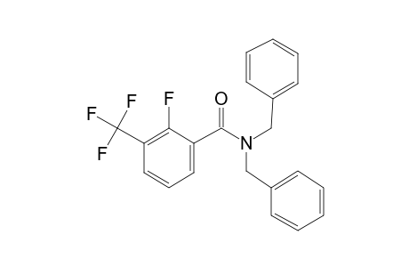 Benzamide, 2-fluoro-3-trifluoromethyl-N,N-dibenzyl-